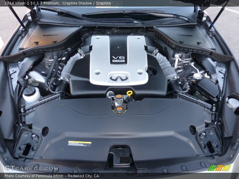 Graphite Shadow / Graphite 2014 Infiniti Q 50 3.7 Premium