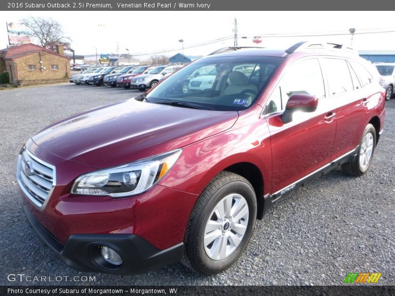 Venetian Red Pearl / Warm Ivory 2016 Subaru Outback 2.5i Premium