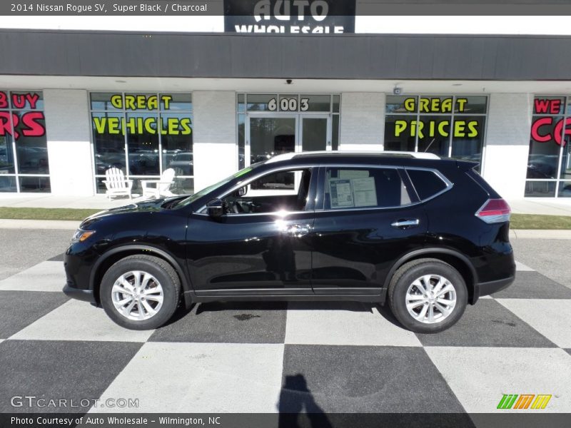 Super Black / Charcoal 2014 Nissan Rogue SV