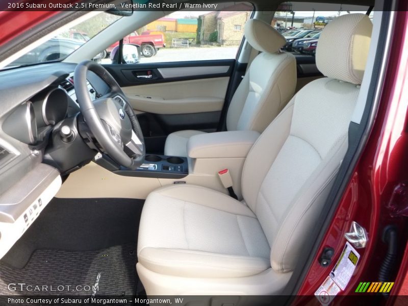 Venetian Red Pearl / Warm Ivory 2016 Subaru Outback 2.5i Premium
