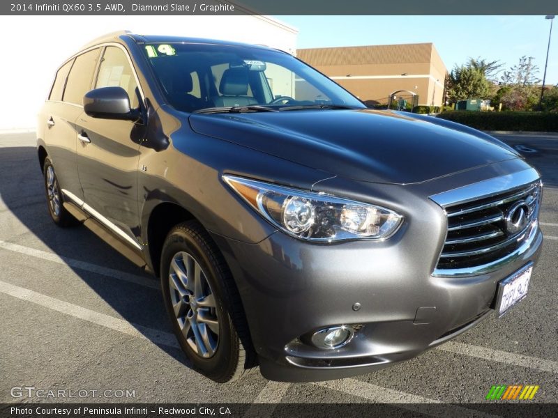 Diamond Slate / Graphite 2014 Infiniti QX60 3.5 AWD
