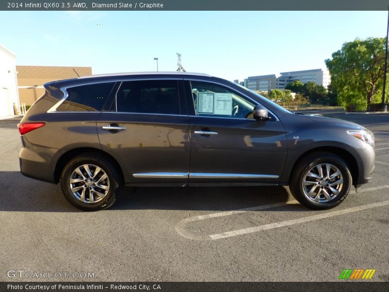 Diamond Slate / Graphite 2014 Infiniti QX60 3.5 AWD