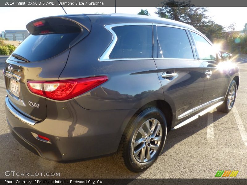 Diamond Slate / Graphite 2014 Infiniti QX60 3.5 AWD