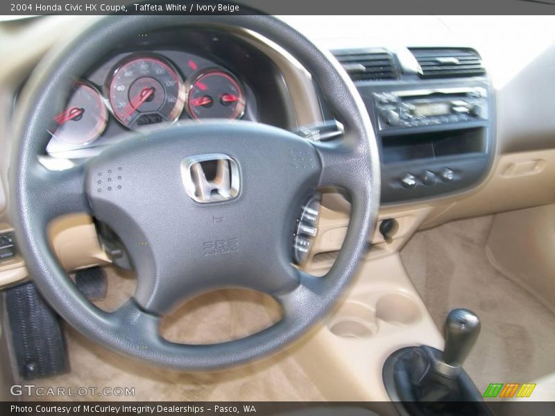 Taffeta White / Ivory Beige 2004 Honda Civic HX Coupe