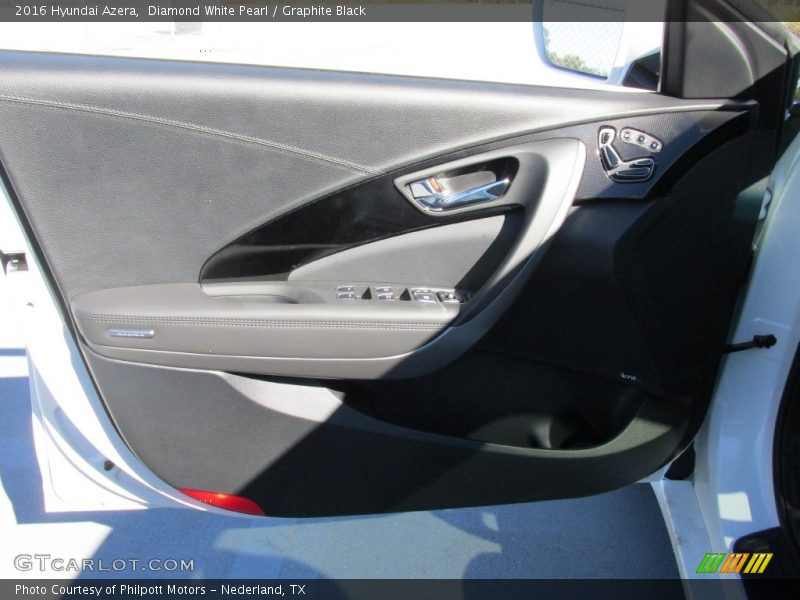 Diamond White Pearl / Graphite Black 2016 Hyundai Azera