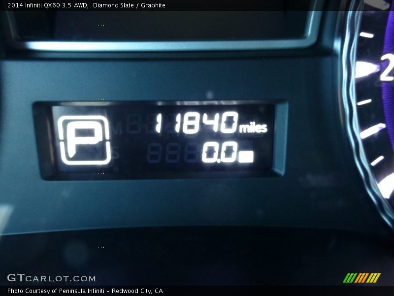 Diamond Slate / Graphite 2014 Infiniti QX60 3.5 AWD