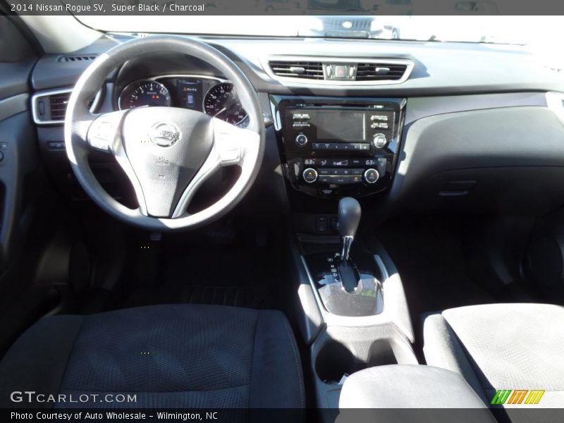 Super Black / Charcoal 2014 Nissan Rogue SV