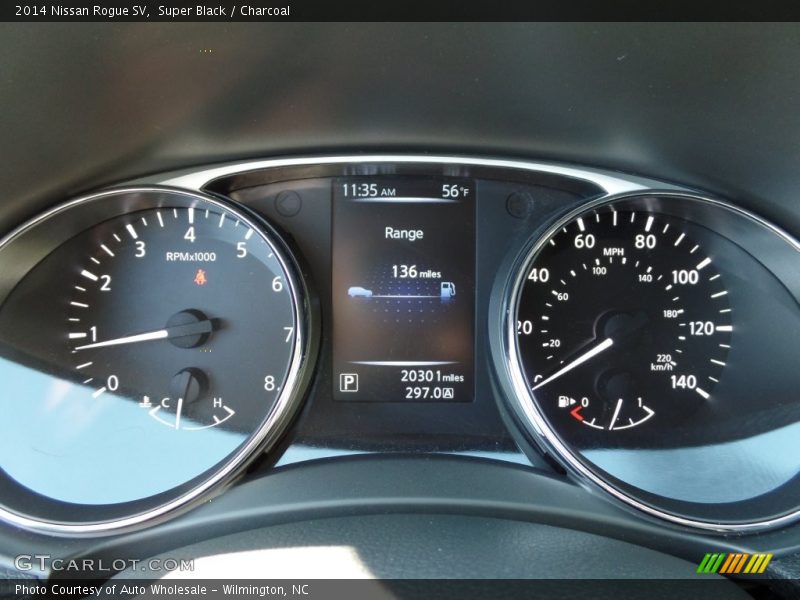 Super Black / Charcoal 2014 Nissan Rogue SV