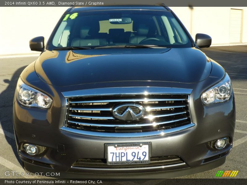 Diamond Slate / Graphite 2014 Infiniti QX60 3.5 AWD