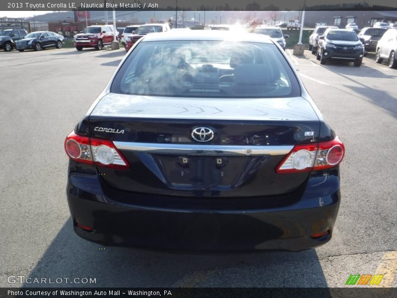 Nautical Blue Metallic / Ash 2013 Toyota Corolla LE