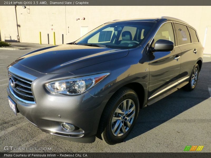 Diamond Slate / Graphite 2014 Infiniti QX60 3.5 AWD
