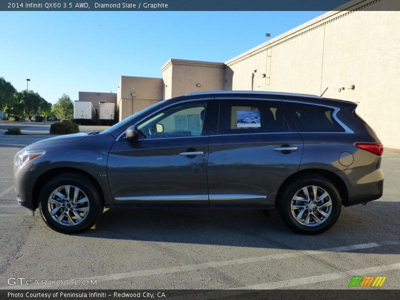 Diamond Slate / Graphite 2014 Infiniti QX60 3.5 AWD