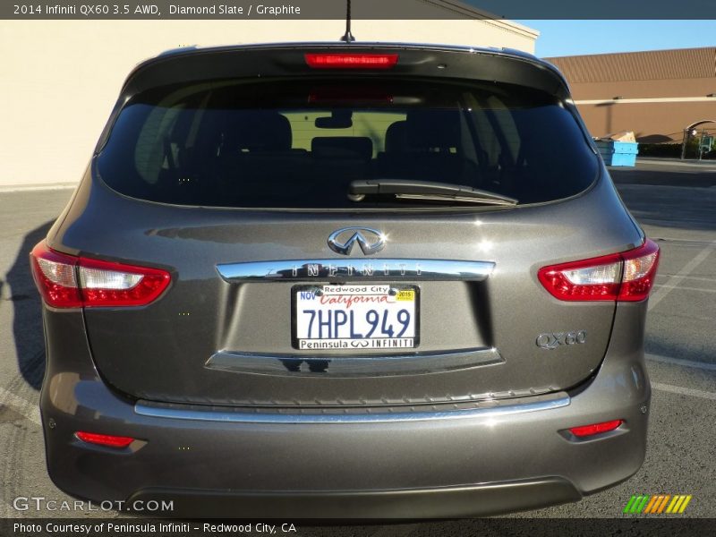 Diamond Slate / Graphite 2014 Infiniti QX60 3.5 AWD