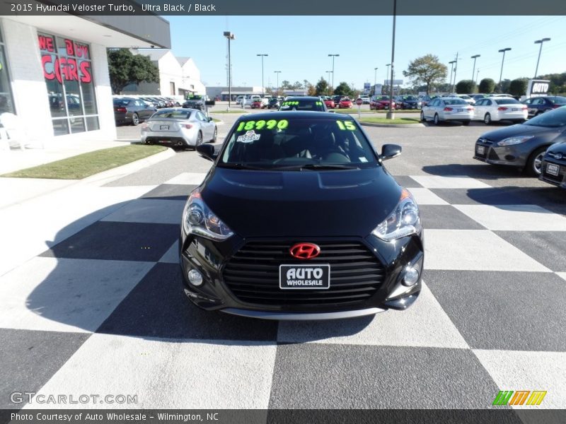 Ultra Black / Black 2015 Hyundai Veloster Turbo