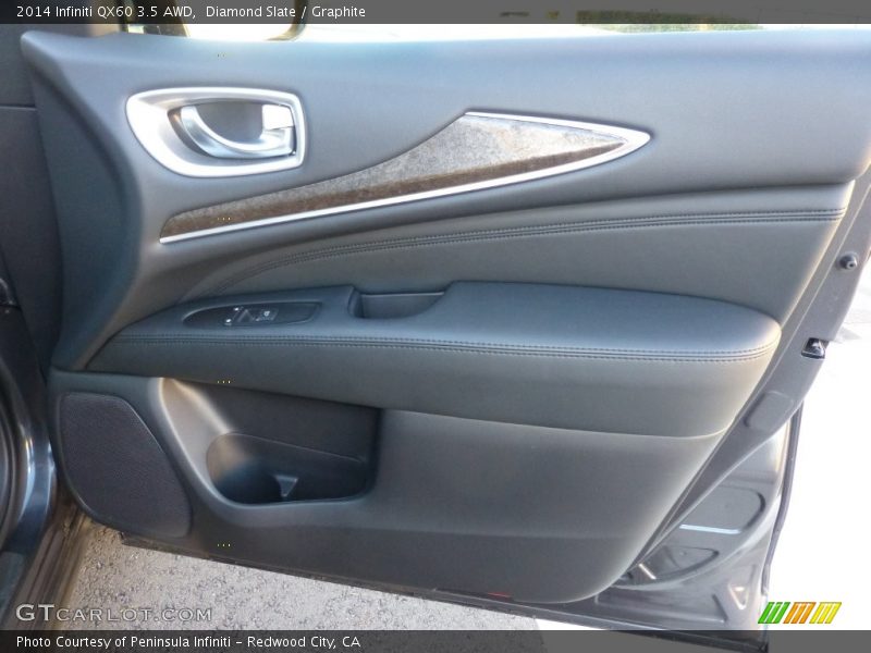 Diamond Slate / Graphite 2014 Infiniti QX60 3.5 AWD