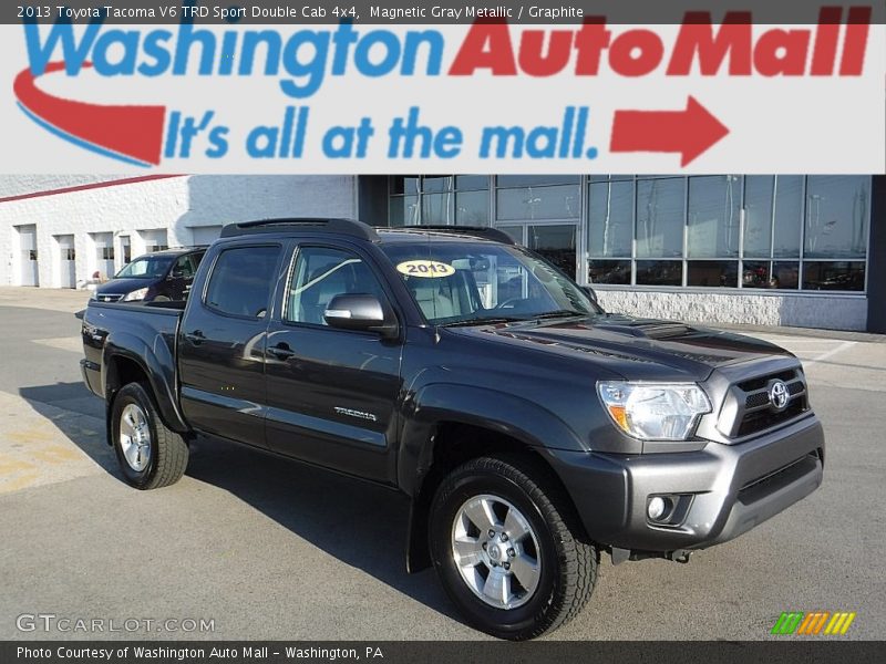 Magnetic Gray Metallic / Graphite 2013 Toyota Tacoma V6 TRD Sport Double Cab 4x4