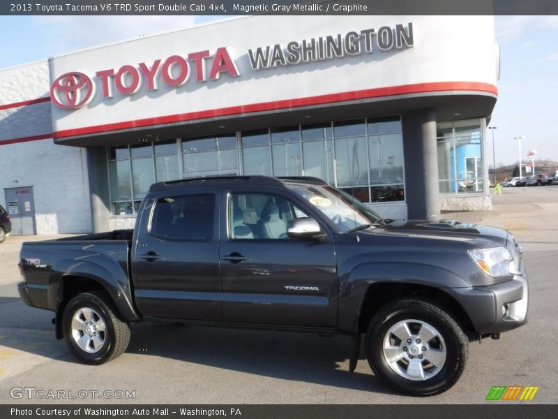 Magnetic Gray Metallic / Graphite 2013 Toyota Tacoma V6 TRD Sport Double Cab 4x4
