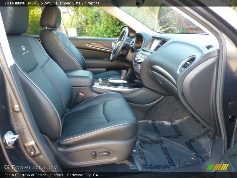 Diamond Slate / Graphite 2014 Infiniti QX60 3.5 AWD