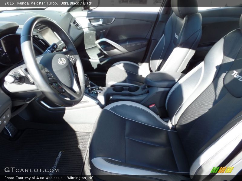Ultra Black / Black 2015 Hyundai Veloster Turbo