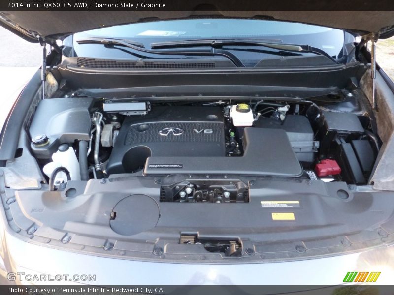 Diamond Slate / Graphite 2014 Infiniti QX60 3.5 AWD