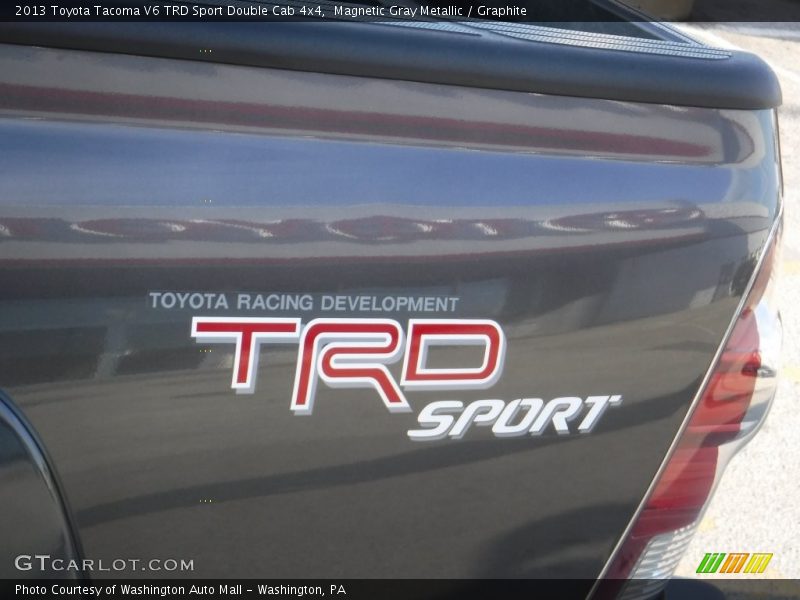 Magnetic Gray Metallic / Graphite 2013 Toyota Tacoma V6 TRD Sport Double Cab 4x4