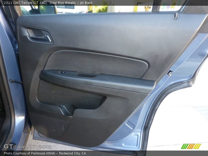 Steel Blue Metallic / Jet Black 2011 GMC Terrain SLT AWD