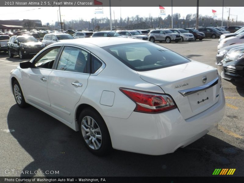 Pearl White / Charcoal 2013 Nissan Altima 2.5 S