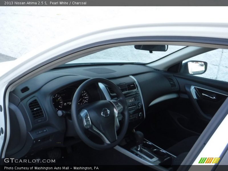 Pearl White / Charcoal 2013 Nissan Altima 2.5 S