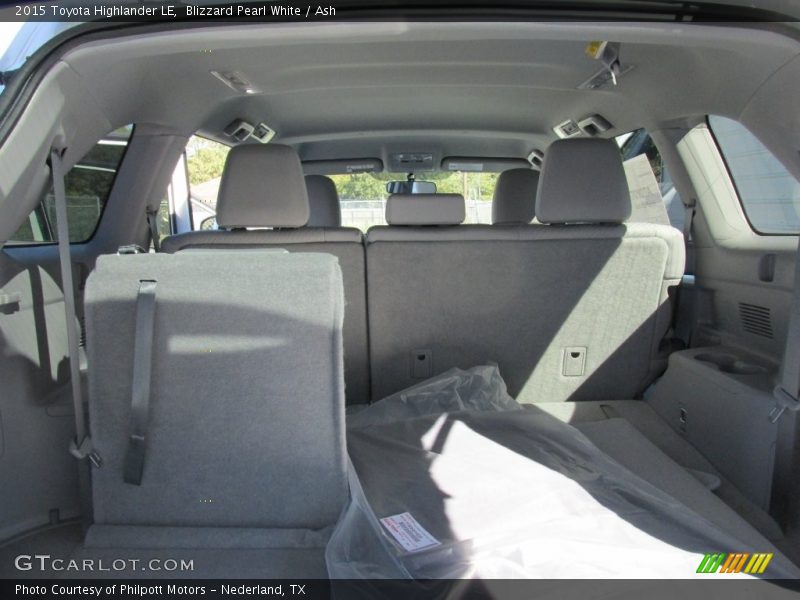 Blizzard Pearl White / Ash 2015 Toyota Highlander LE