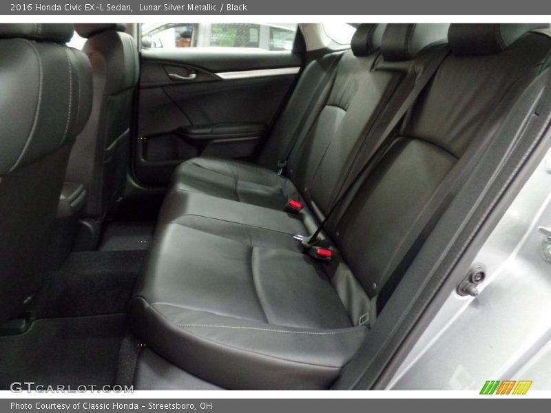 Rear Seat of 2016 Civic EX-L Sedan