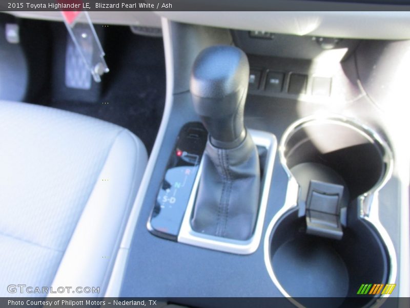 Blizzard Pearl White / Ash 2015 Toyota Highlander LE