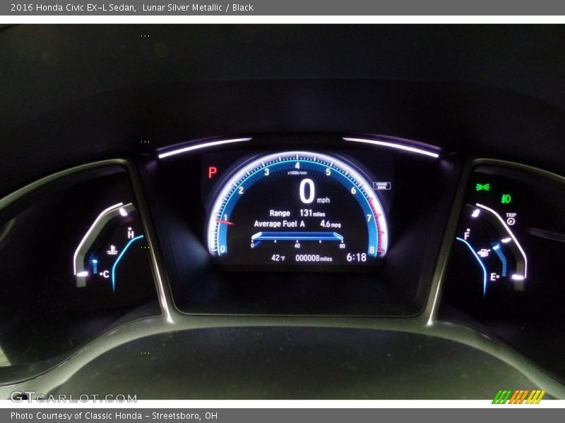  2016 Civic EX-L Sedan EX-L Sedan Gauges