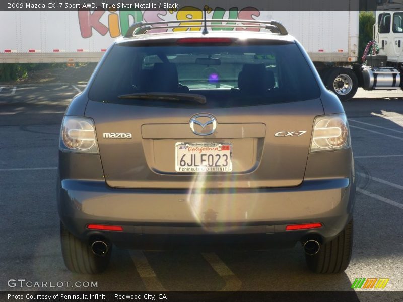 True Silver Metallic / Black 2009 Mazda CX-7 Sport AWD