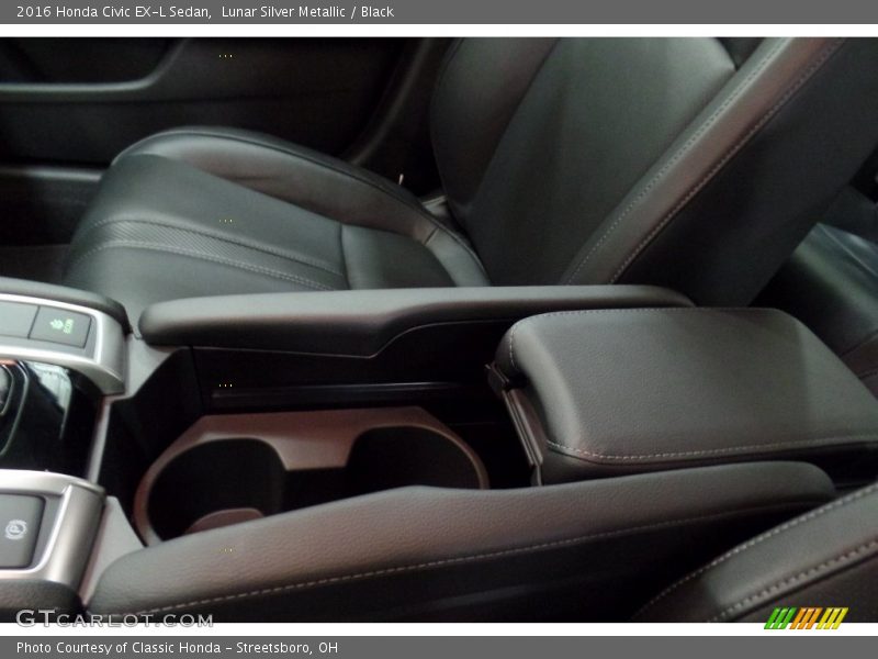 Lunar Silver Metallic / Black 2016 Honda Civic EX-L Sedan