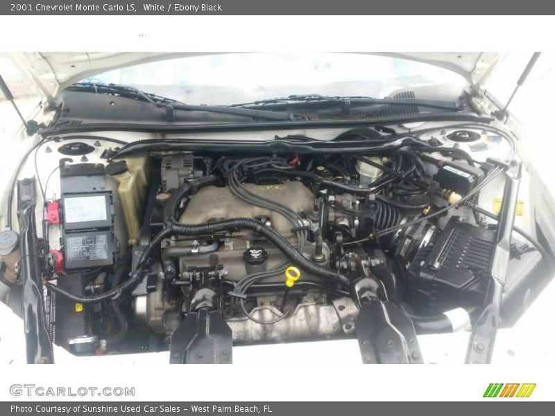 White / Ebony Black 2001 Chevrolet Monte Carlo LS