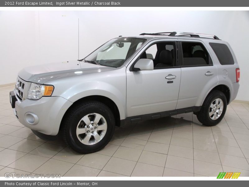 Ingot Silver Metallic / Charcoal Black 2012 Ford Escape Limited