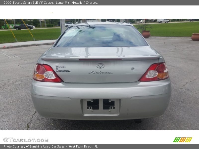 Lunar Mist Metallic / Charcoal 2002 Toyota Solara SLE V6 Coupe