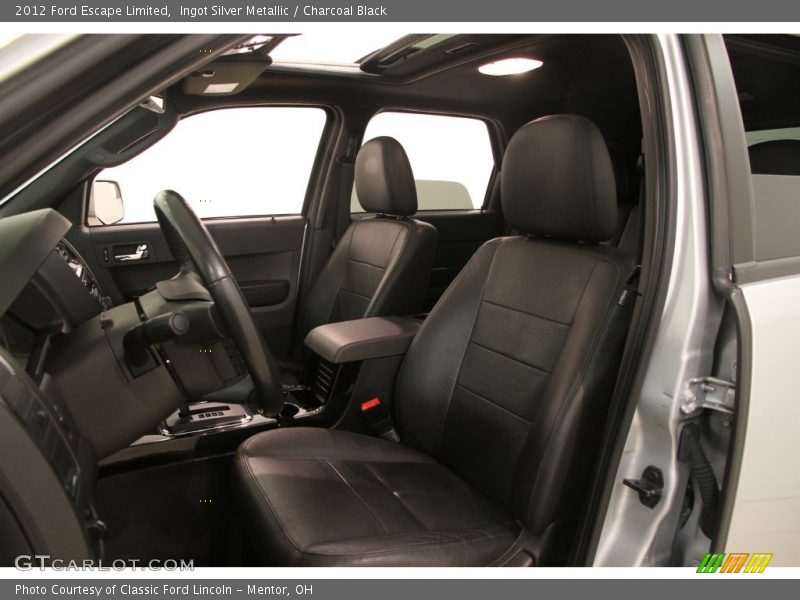 Ingot Silver Metallic / Charcoal Black 2012 Ford Escape Limited