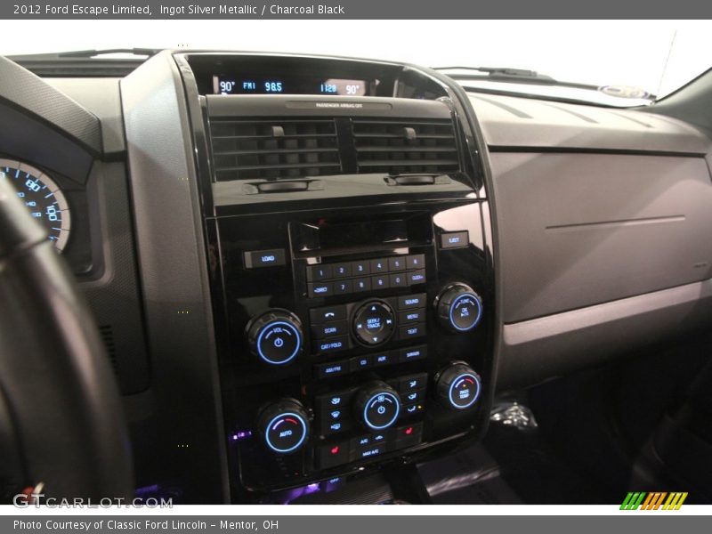 Ingot Silver Metallic / Charcoal Black 2012 Ford Escape Limited