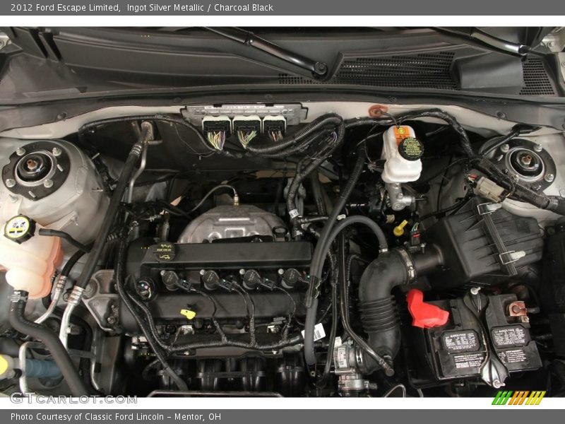 Ingot Silver Metallic / Charcoal Black 2012 Ford Escape Limited