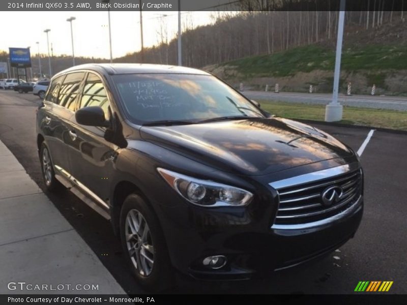 Black Obsidian / Graphite 2014 Infiniti QX60 3.5 AWD
