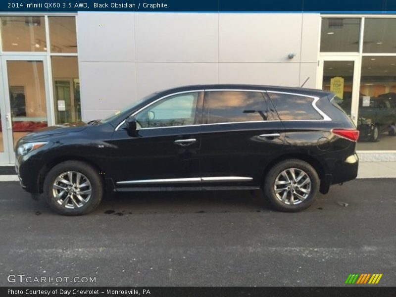 Black Obsidian / Graphite 2014 Infiniti QX60 3.5 AWD