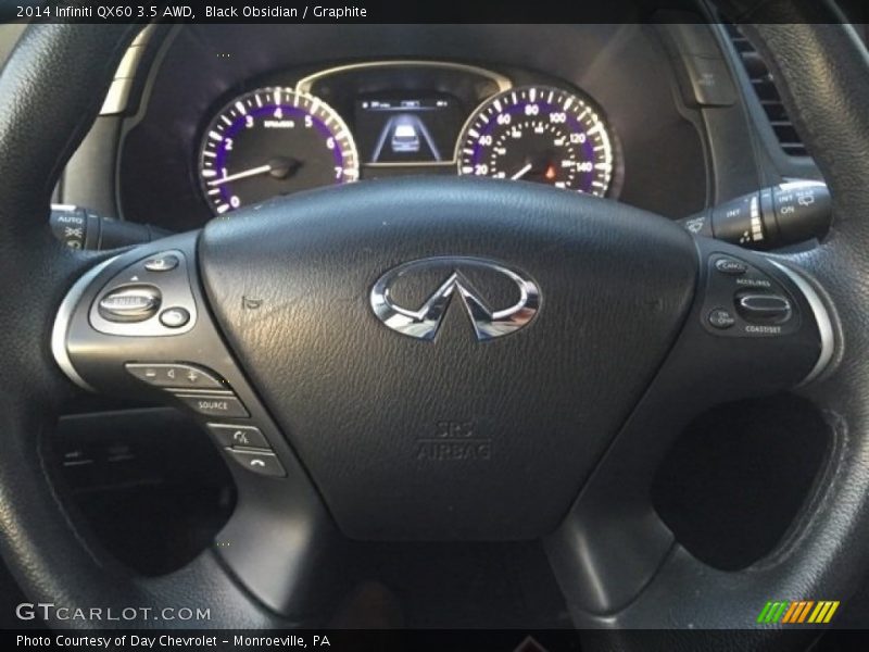 Black Obsidian / Graphite 2014 Infiniti QX60 3.5 AWD