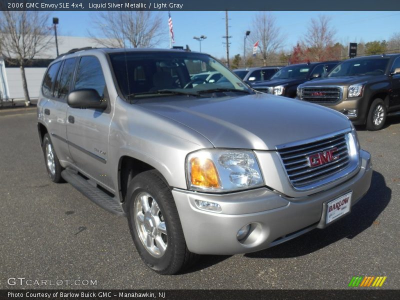Liquid Silver Metallic / Light Gray 2006 GMC Envoy SLE 4x4