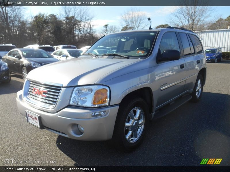 Liquid Silver Metallic / Light Gray 2006 GMC Envoy SLE 4x4