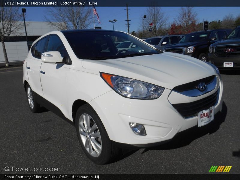 Cotton White / Taupe 2012 Hyundai Tucson Limited