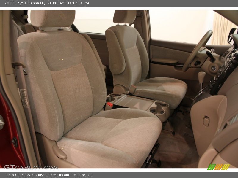 Salsa Red Pearl / Taupe 2005 Toyota Sienna LE