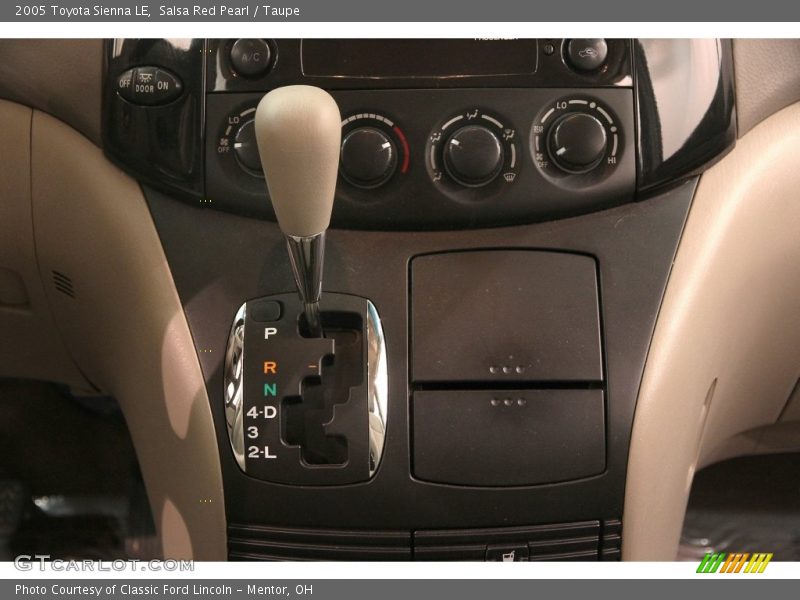 Salsa Red Pearl / Taupe 2005 Toyota Sienna LE