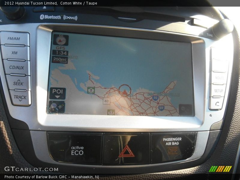 Cotton White / Taupe 2012 Hyundai Tucson Limited