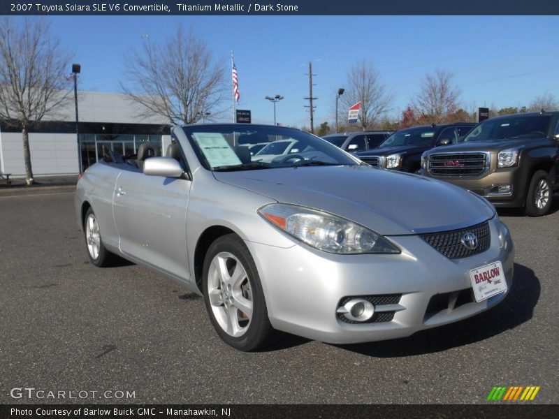 Titanium Metallic / Dark Stone 2007 Toyota Solara SLE V6 Convertible